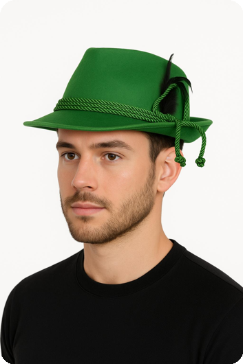 Chapeau Feutre Tirol Vert