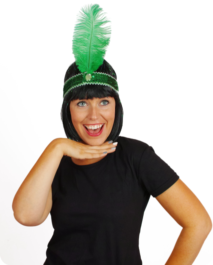 Charleston Hair band Green