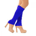 Chauffe-jambes bleu vif