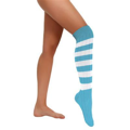 Chaussettes genouillères bleu clair