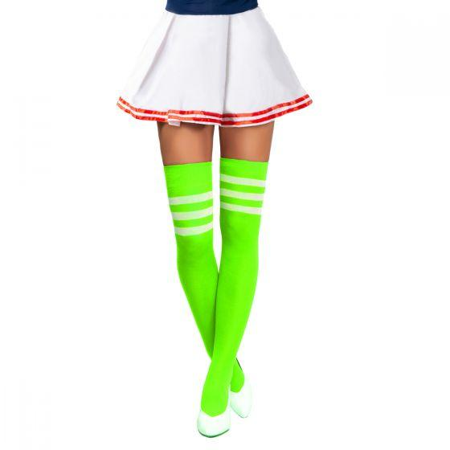 cheerleader socks green