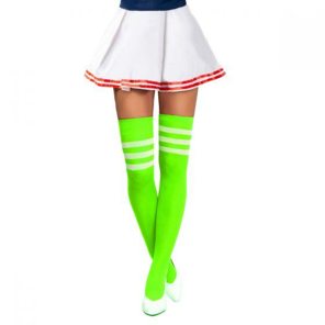 cheerleader socks green