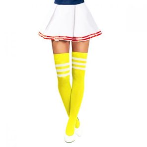 cheerleader socks yellow