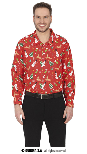chemise de Noël rouge
