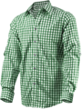 Chemise tyrol avec chèques verts
