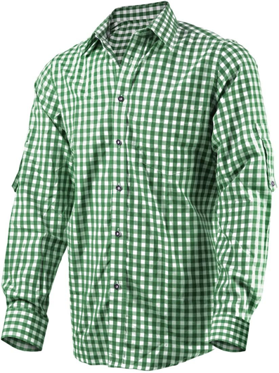 Chemise tyrol avec chèques verts