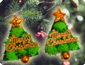 Christmas earrings