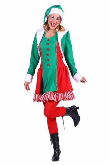 christmas elf ladies dress