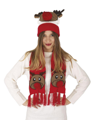 Christmas hat and scarf reindeer
