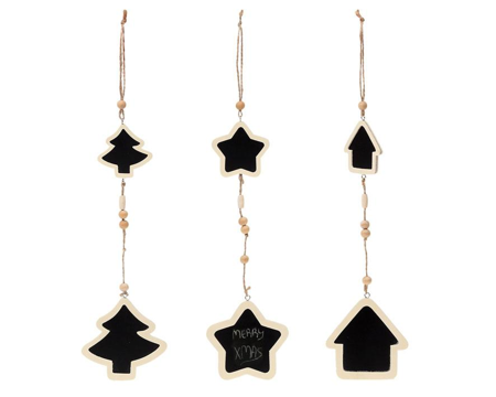 Christmas pendant chalkboard