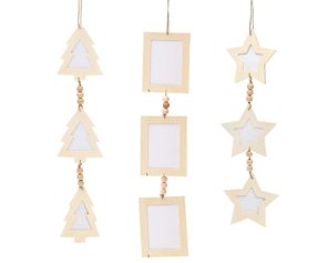 christmas pendant wood