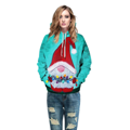 Christmas sweater with hood Santa Claus