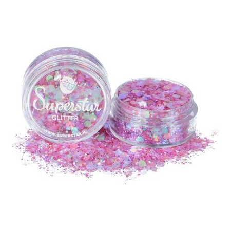 Chunky Glitter fluorescent Pink Mermaid 8 ml