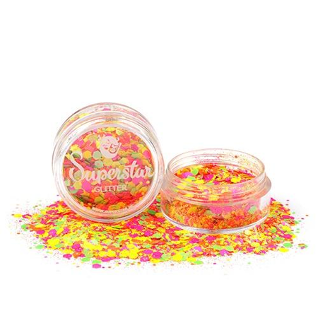 Chunky Glitter fluoresent mix 8 ml