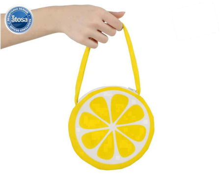 Citroenvormige Handtas - Fruitige Mode Accessoire
