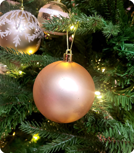 Classic box kerstballen goud 24 stuks