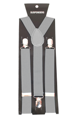 Classic gray suspenders