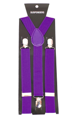 Classic purple suspenders