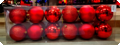 Classic rode Kerstballen groot  12 stuks