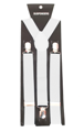 Classic white suspenders