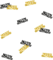 Classy party table confetti - Happy birthday