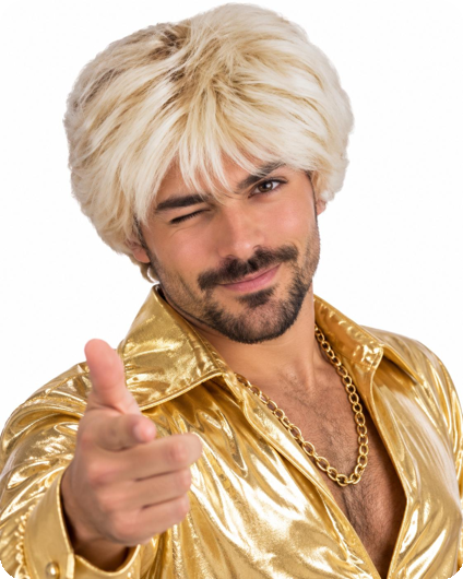 Claude Francois wig Blonde