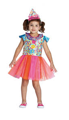 Clown girl confetti