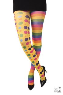 clown panty streepjes en bolletjes