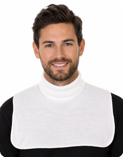 Col roulé blanc