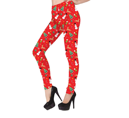 collant de Noël rouge
