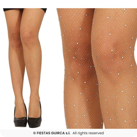 Collants avec strass
