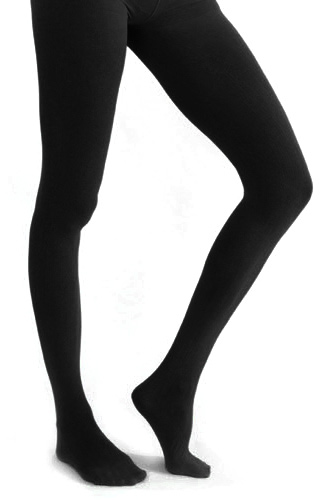 Collants noirs très épais