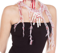 Collier avec Main Ensanglantée