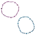 Collier de bonne année violet bleu