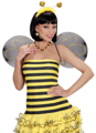 Collier et boucles d'oreilles abeille