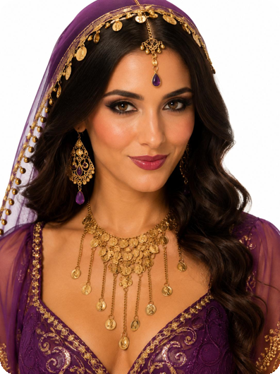 Collier oriental avec des clochettes