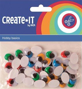 colored wobbly eyes with eyelashes 40pieces