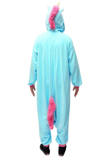 Combinaison licorne bleu clair