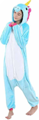 Combinaison licorne bleue enfant