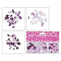 Confetti it´s a girl tafel decoratie