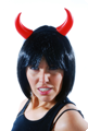 Cornes de diable en plastique