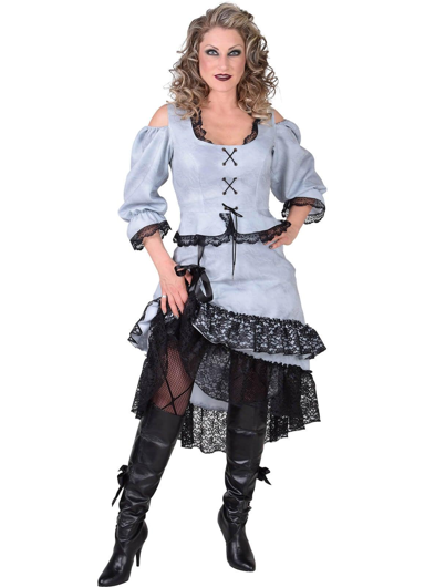 Corset blouse grey