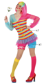 Costume clown woman
