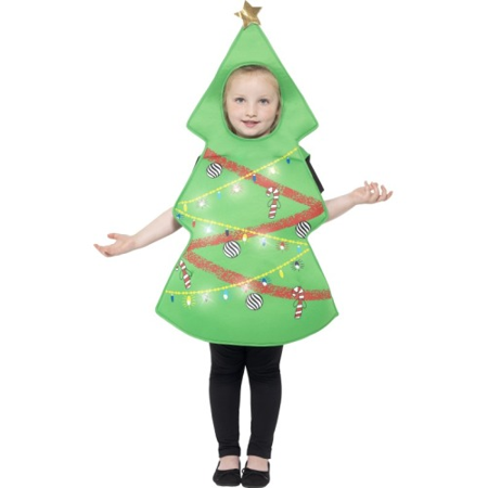 Costume d'arbre de Noël pour des gosses