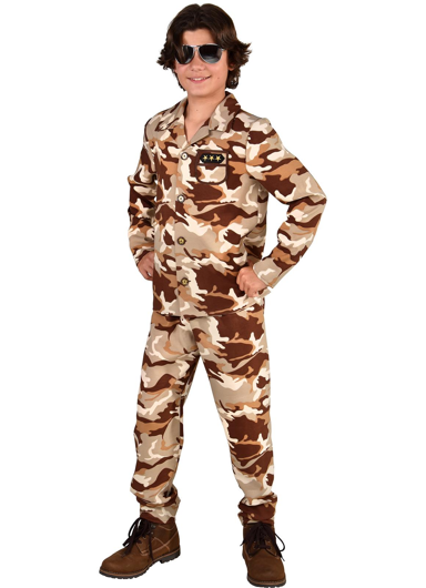 costume d'armée pour des garçons