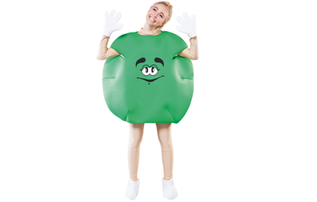 Costume de bonbon vert