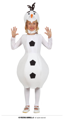 costume de bonhomme de neige pour les enfants