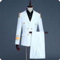 Costume de capitaine de luxe pour hommes