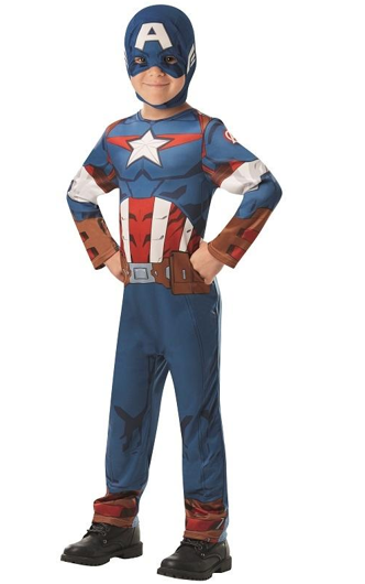 Costume de captain america pour garçons