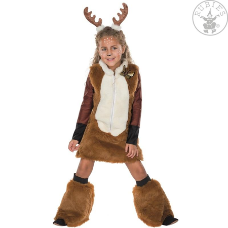 Costume de cerf pour filles en peluche